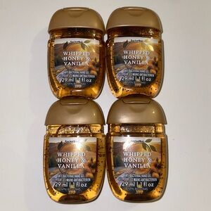 Bath & Body Works Whipped Honey & Vanilla Hand Sanitizer Gel 1oz Pocketbacs